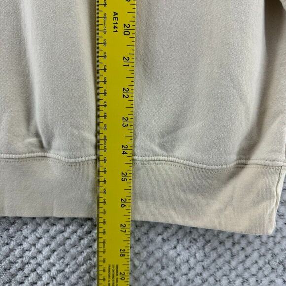 Disney Sweater Womens XXL Cream Mickey Embroidered Crew Neck Plush Lining - Picture 9 of 11